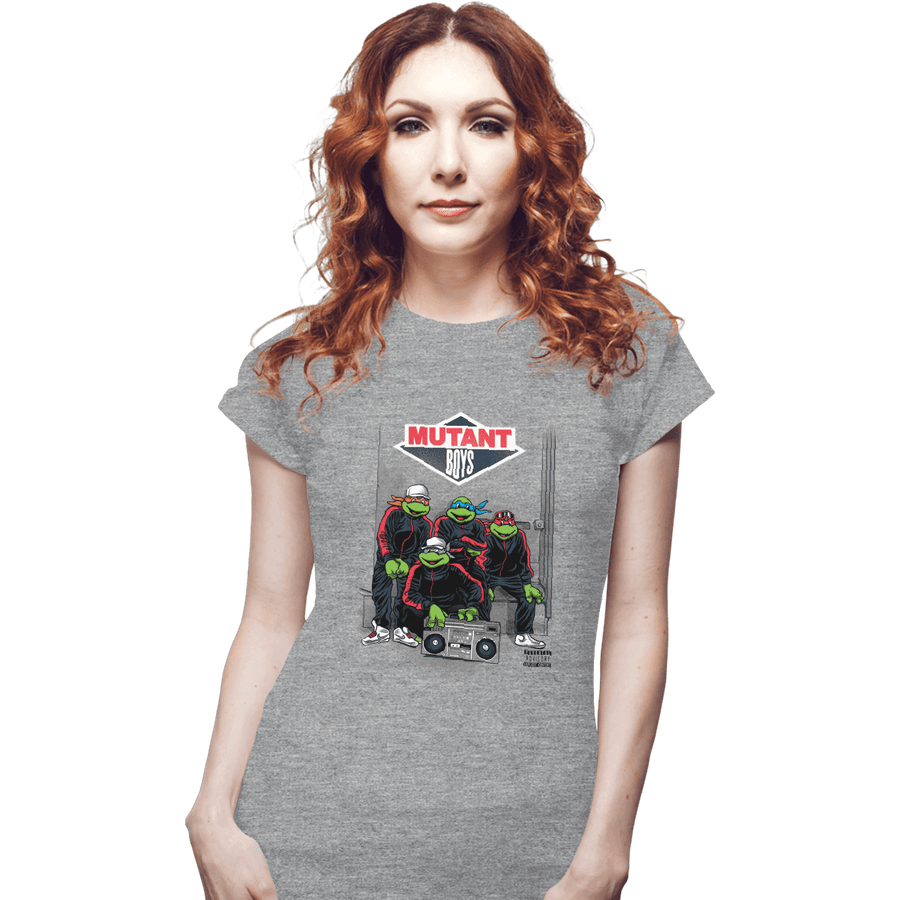 Shirts Fitted Shirts, Woman / Small / Sports Grey Mutant Boys