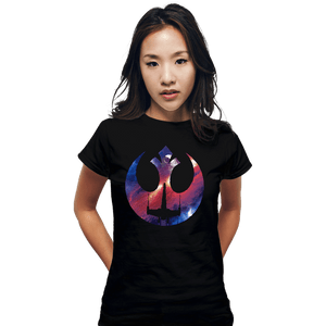 Shirts Fitted Shirts, Woman / Small / Black Rebel Galaxy