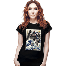 Load image into Gallery viewer, Shirts Fitted Shirts, Woman / Small / Black OZ-00MS Tallgeese
