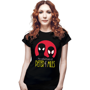 Secret_Shirts Fitted Shirts, Woman / Small / Black Adventures Of Peter and Miles