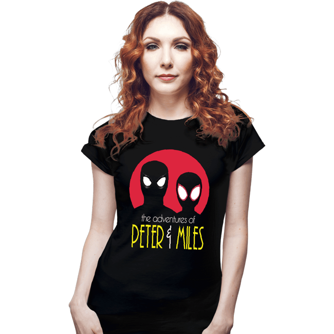 Secret_Shirts Fitted Shirts, Woman / Small / Black Adventures Of Peter and Miles