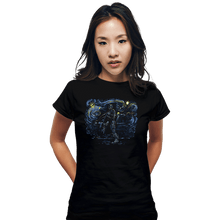Load image into Gallery viewer, Secret_Shirts Fitted Shirts, Woman / Small / Black Starry Cop
