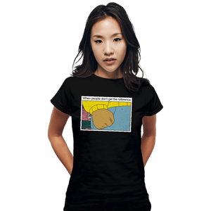 Secret_Shirts Fitted Shirts, Woman / Small / Black Arthur's Fist