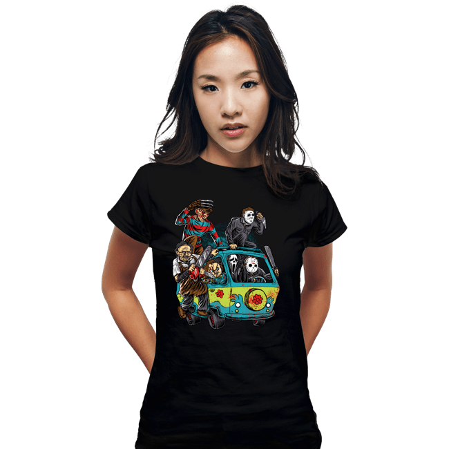 Secret_Shirts Fitted Shirts, Woman / Small / Black The Massacre Machine
