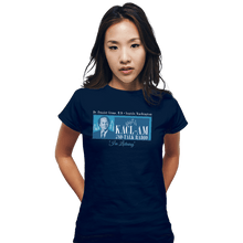 Load image into Gallery viewer, Shirts Fitted Shirts, Woman / Small / Navy Frasier Talk Show
