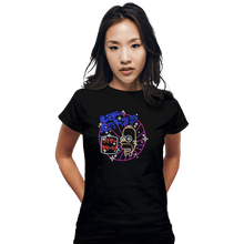 Load image into Gallery viewer, Daily_Deal_Shirts Fitted Shirts, Woman / Small / Black Neon Mr. Sparkle
