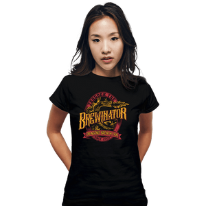 Secret_Shirts Fitted Shirts, Woman / Small / Black Brewinator IPA