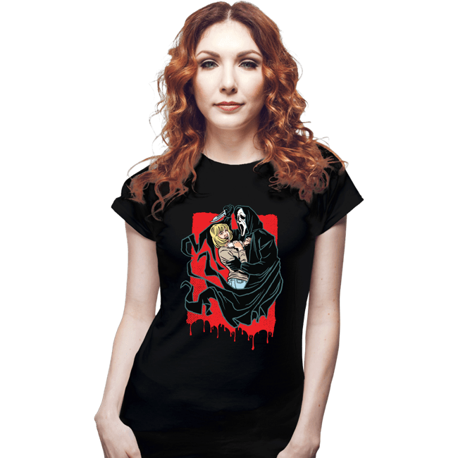 Shirts Fitted Shirts, Woman / Small / Black Just Some Scary Movie