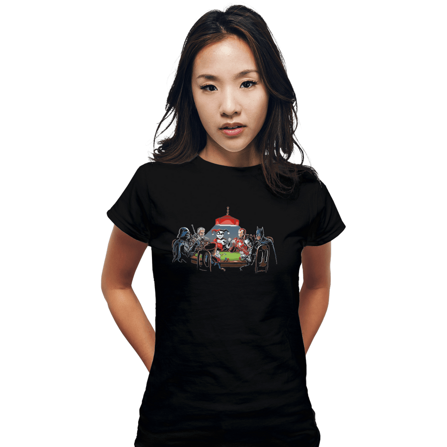 Shirts Fitted Shirts, Woman / Small / Black Popculture Tribute