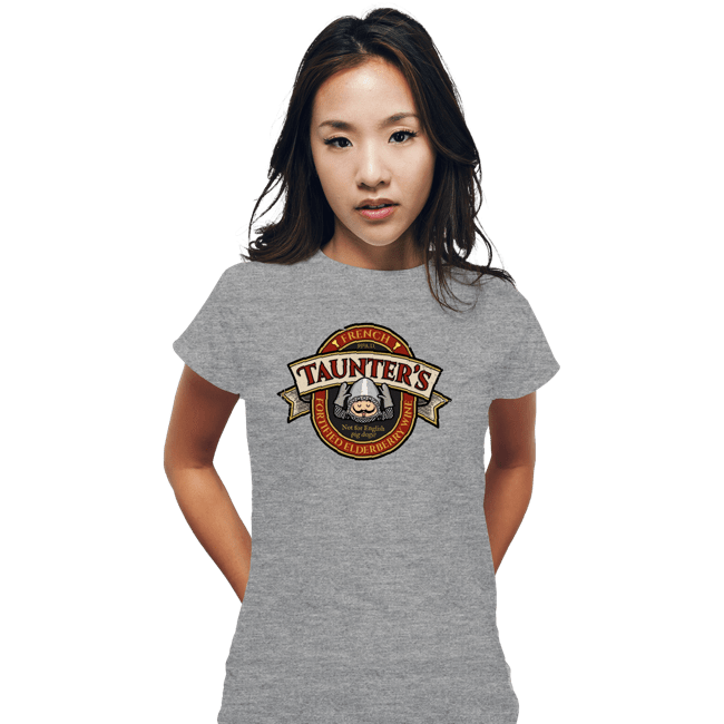 Daily_Deal_Shirts Fitted Shirts, Woman / Small / Sports Grey Taunter's Wine