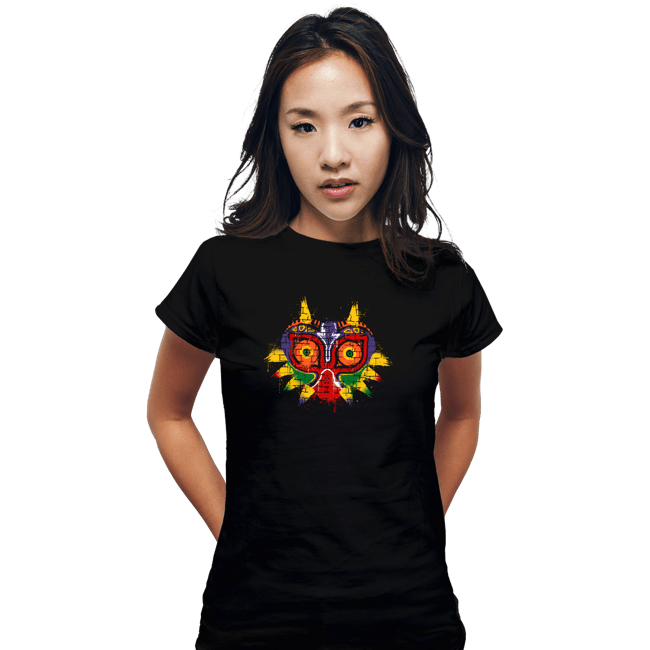 Secret_Shirts Fitted Shirts, Woman / Small / Black Majora Splash