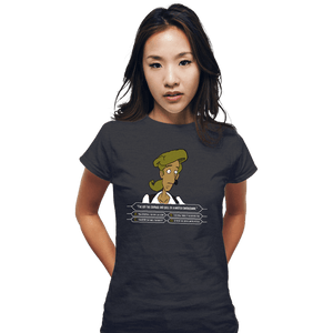 Secret_Shirts Fitted Shirts, Woman / Small / Dark Heather Who Wants To Be A Pirate