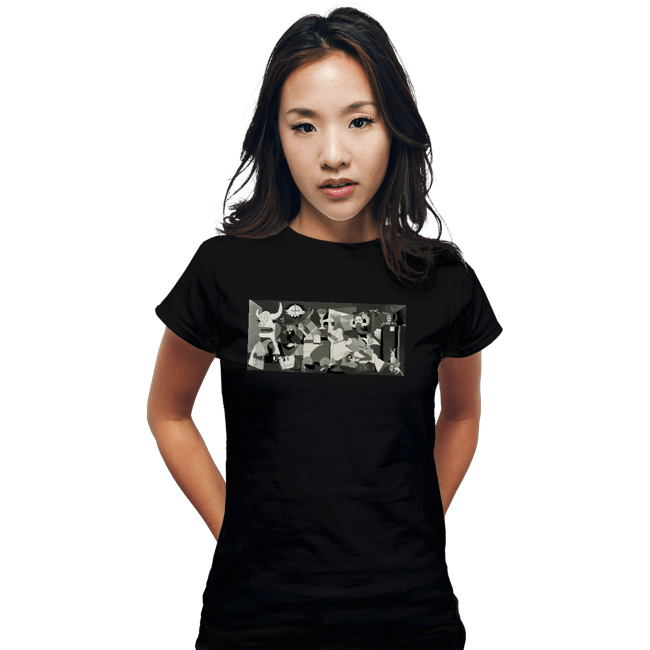 Daily_Deal_Shirts Fitted Shirts, Woman / Small / Black Guer Ni Ca