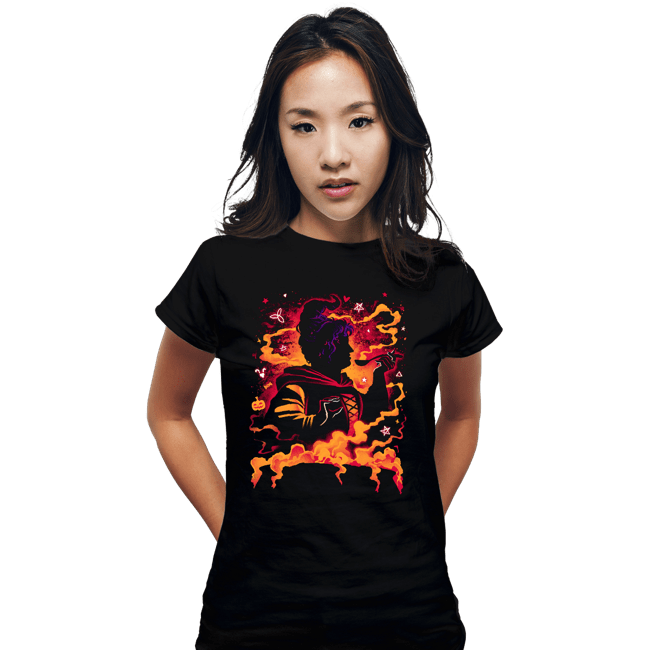 Daily_Deal_Shirts Fitted Shirts, Woman / Small / Black Devouring Witch