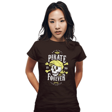 Load image into Gallery viewer, Shirts Fitted Shirts, Woman / Small / Black Pirate Forever
