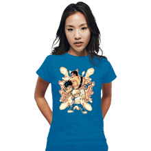 Load image into Gallery viewer, Shirts Fitted Shirts, Woman / Small / Sapphire Final Fight Heroes
