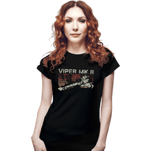 Load image into Gallery viewer, Shirts Fitted Shirts, Woman / Small / Black Retro Viper MK II
