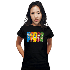 Daily_Deal_Shirts Fitted Shirts, Woman / Small / Black The Sailor Scouts