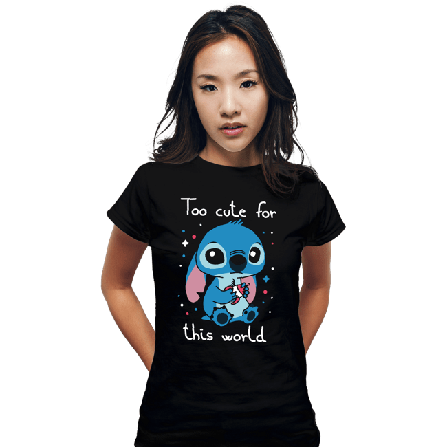 Secret_Shirts Fitted Shirts, Woman / Small / Black Too Cute