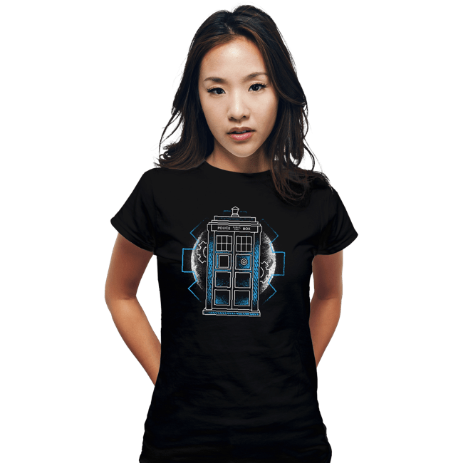 Secret_Shirts Fitted Shirts, Woman / Small / Black Moonlight Phone Box