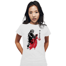 Load image into Gallery viewer, Secret_Shirts Fitted Shirts, Woman / Small / White Edward Sumi-e
