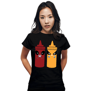 Secret_Shirts Fitted Shirts, Woman / Small / Black X Sauce