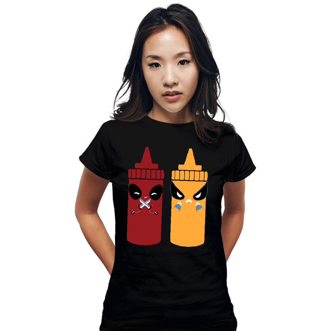 Secret_Shirts Fitted Shirts, Woman / Small / Black X Sauce