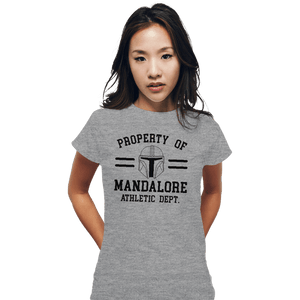 Secret_Shirts Fitted Shirts, Woman / Small / Sports Grey Property Of Mandalore
