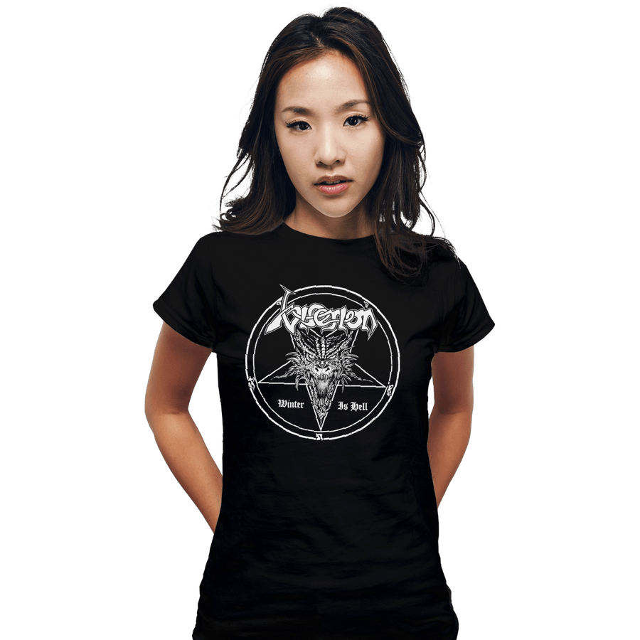 Shirts Fitted Shirts, Woman / Small / Black Winter Is Hell