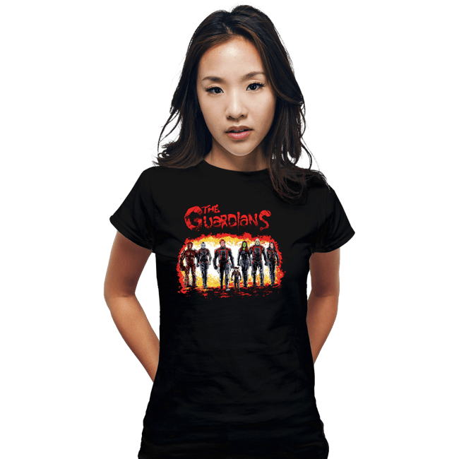 Secret_Shirts Fitted Shirts, Woman / Small / Black The Guardians