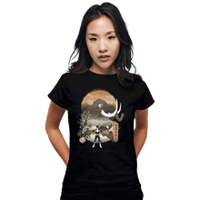 Load image into Gallery viewer, Shirts Fitted Shirts, Woman / Small / Black Black Ranger Ukiyoe
