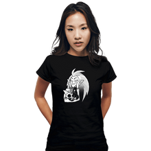 Load image into Gallery viewer, Daily_Deal_Shirts Fitted Shirts, Woman / Small / Black The Owl Mother
