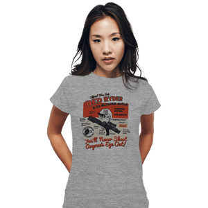 Daily_Deal_Shirts Fitted Shirts, Woman / Small / Sports Grey Red Ryder Blaster