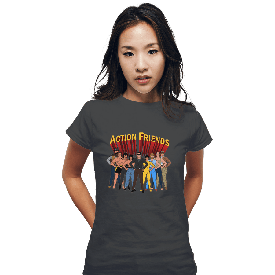 Shirts Fitted Shirts, Woman / Small / Charcoal Action Friends
