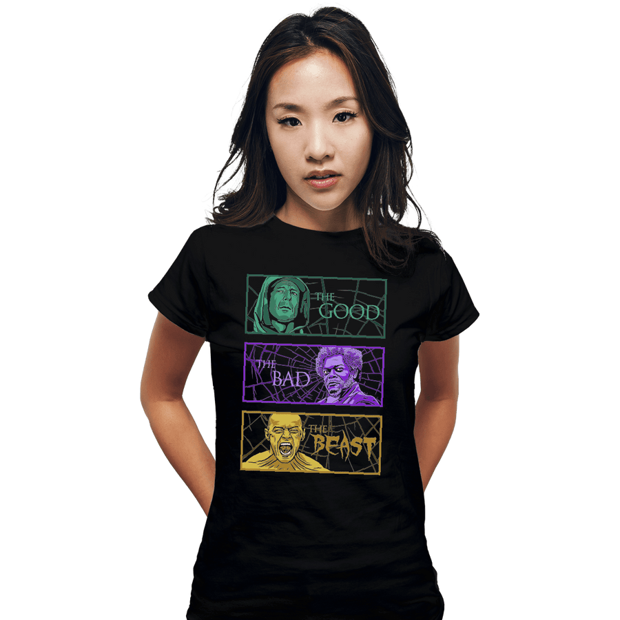Shirts Fitted Shirts, Woman / Small / Black The Good, The Bad, And The Beast