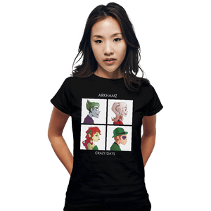 Shirts Fitted Shirts, Woman / Small / Black Arkhamz