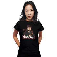 Load image into Gallery viewer, Shirts Fitted Shirts, Woman / Small / Black Butcher
