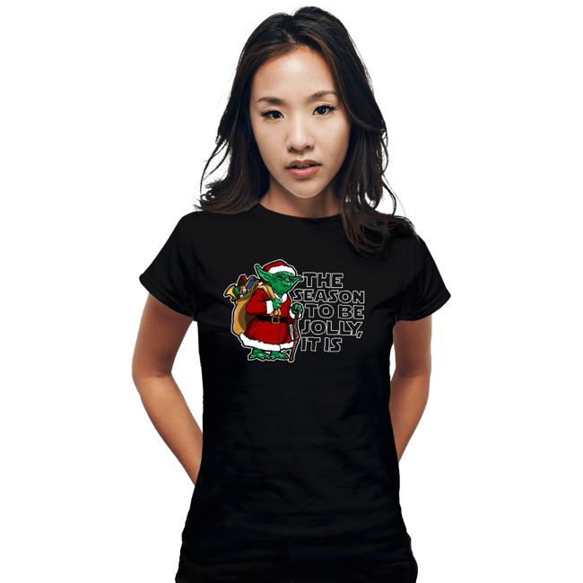 Daily_Deal_Shirts Fitted Shirts, Woman / Small / Black Seaon To Be Jolly