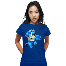 Load image into Gallery viewer, Secret_Shirts Fitted Shirts, Woman / Small / Royal Blue Bluey Bomber
