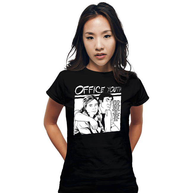 Shirts Fitted Shirts, Woman / Small / Black Office Youth