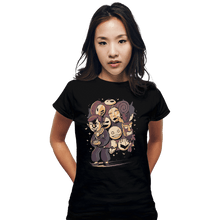 Load image into Gallery viewer, Shirts Fitted Shirts, Woman / Small / Black Mask Salesman
