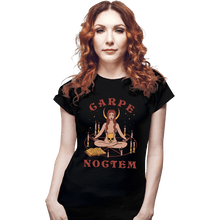 Load image into Gallery viewer, Shirts Fitted Shirts, Woman / Small / Black Carpe Noctem
