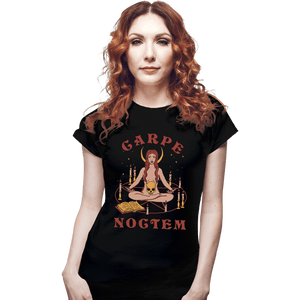 Shirts Fitted Shirts, Woman / Small / Black Carpe Noctem