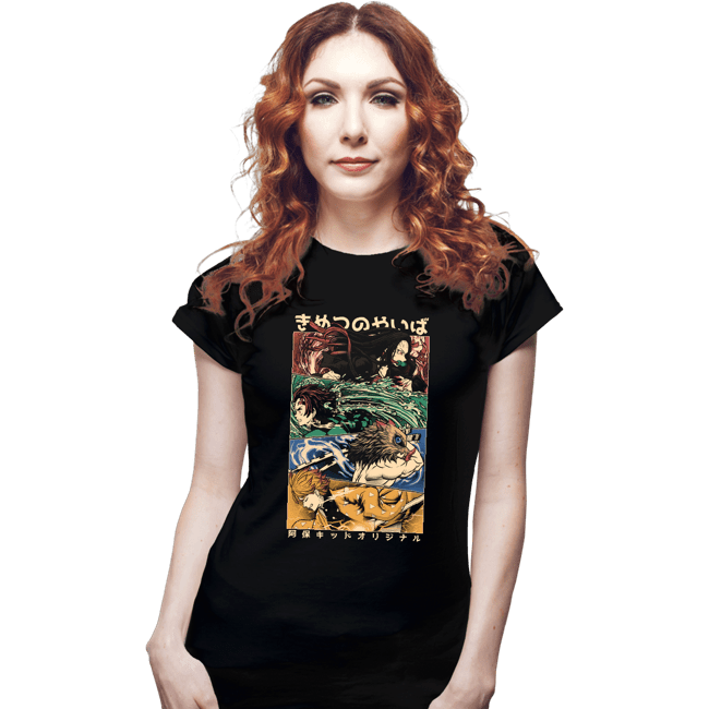Daily_Deal_Shirts Fitted Shirts, Woman / Small / Black 4 Slayers
