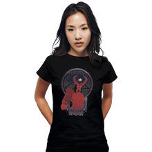 Load image into Gallery viewer, Shirts Fitted Shirts, Woman / Small / Black Infernal boy
