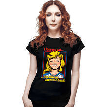 Load image into Gallery viewer, Secret_Shirts Fitted Shirts, Woman / Small / Black Love My Cats
