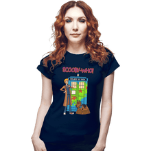 Load image into Gallery viewer, Secret_Shirts Fitted Shirts, Woman / Small / Navy Scoobywho
