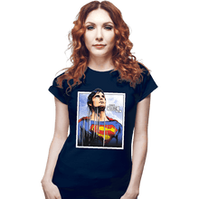 Load image into Gallery viewer, Shirts Fitted Shirts, Woman / Small / Navy Look Up
