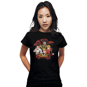 Shirts Fitted Shirts, Woman / Small / Black All Valley Fighter
