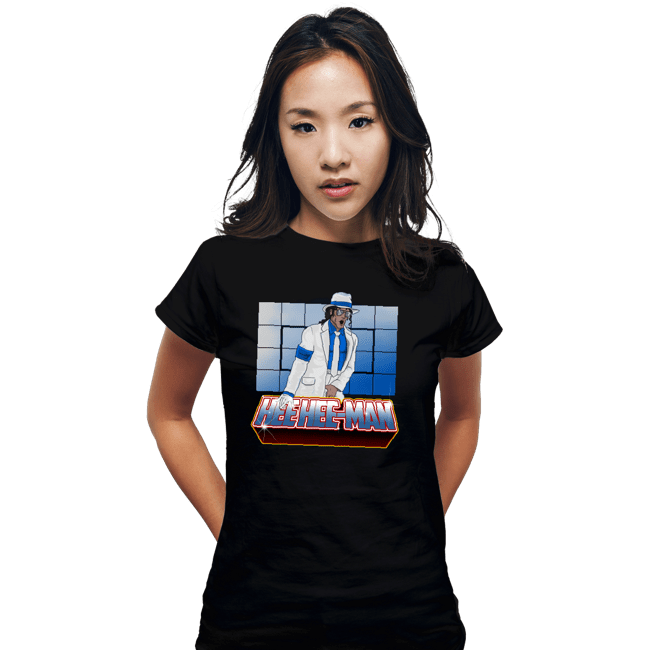 Daily_Deal_Shirts Fitted Shirts, Woman / Small / Black Hee-Hee-Man
